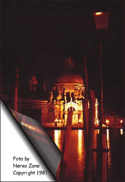 La Basilica della Salute - Vista notturna